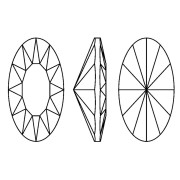 Swarovski cabochon 4162 14x7.5 mm Aquamarine x1