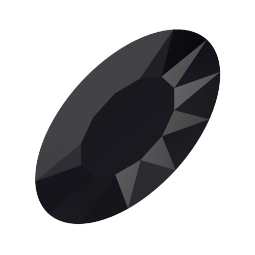 Cabochon Swarovski 4162 14x7.5 mm Jet x1