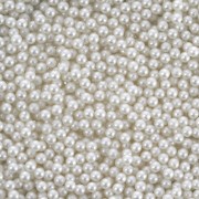 Round beads without hole - mini Swarovski balls - 5809 1.5 mm White Pearl x50|raw }}
