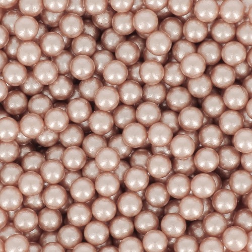 Round beads without hole - Swarovski balls - 5809 3 mm Rose Gold Pearl x25
