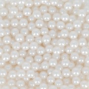 Round beads without hole - Swarovski balls - 5809 3 mm White Pearl x25|raw }}