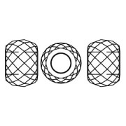 XXL Briolette Swarovski 5043 - bead rondelle 11 mm Aquamarine Shimmer 2X x1