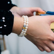 Briolette XL Swarovski 5042 bead rondelle 6 mm - Jet Shimmer 2X x1