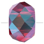 XL Swarovski 5042 bead rondelle 6 mm - Scarlet Shimmer 2X x1|raw }}