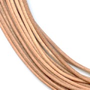 Leather cord 1mm Natural x 2.95m|raw }}