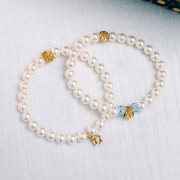 XL Swarovski 5042 bead rondelle 6 mm - Aquamarine Shimmer 2X x1