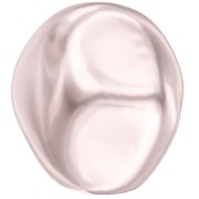 Baroque pearly Swarovski 5841 irregular round pearl 12 mm - Rosaline Pearl x1