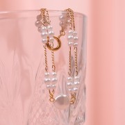 Baroque pearly Swarovski 5842 irregular flat bead 14 mm Dark Grey Pearl x1