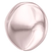 Baroque pearly Swarovski 5842 irregular flat pearl 14 mm Rosaline Pearl x1
