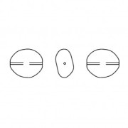 Baroque pearly Swarovski 5843 irregular 16 mm Irid Tahitian Look Pearl x1