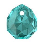 Swarovski 6436 Majestic Pendant 9 mm - Blue Zircon x1