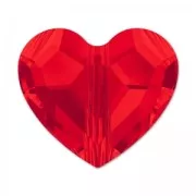 PureCrystal Love Bead 5741  8mm Light Siam x1