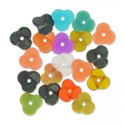 Assortment of flower beads 8.5 mm Multicolour x20|raw }}