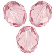 Olive Briolette Swarovski 5044 pearl olive 7x6 mm - Light rose x1