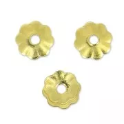 Flower beadsaucers 3 mm - Gold-filled x20