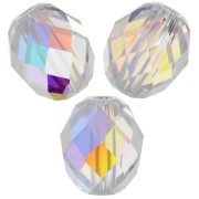 Olive Briolette Swarovski 5044 pearl olive 7x6 mm - Crystal AB x1|raw }}