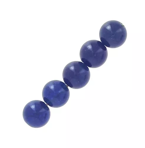 Beads Blue Agate 10mm x5