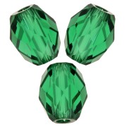 Olive Briolette Swarovski 5044 olive bead 7x6 mm - Majestic Green x1