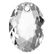 Swarovski 6438 Elliptic Cut Pendant 9 mm - Crystal x1