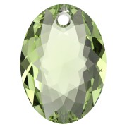 Swarovski 6438 Elliptic Cut Pendant 9 mm - Peridot x1
