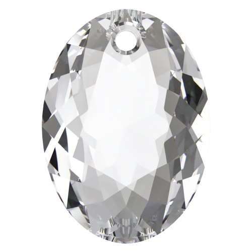 Swarovski 6438 Elliptic Cut Pendant 11.5 mm - Crystal x1