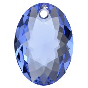11.5mm Swarovski 6438 Elliptic Cut Pendant - Sapphire x1|raw }}