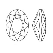 11.5mm Swarovski 6438 Elliptic Cut Pendant - Sapphire x1