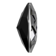 11.5mm Swarovski 6438 Elliptic Cut Pendant - Crystal Silver Night x1