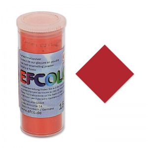 Enamel Powder Efcolor Red Transparent x10ml