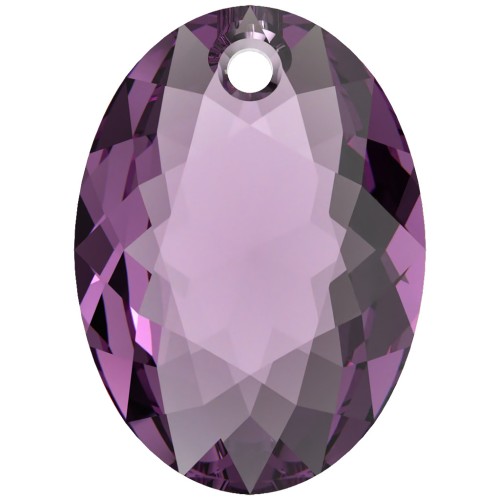 Swarovski 6438 Elliptic Cut Pendant 16 mm - Amethyst x1