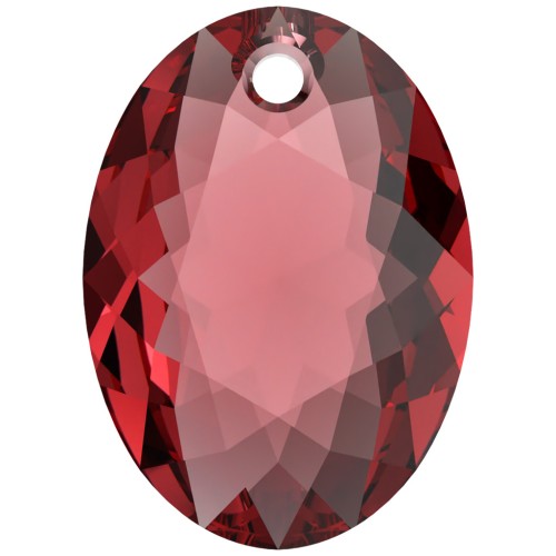 Swarovski 6438 Elliptic Cut Pendant 16 mm - Scarlet x1