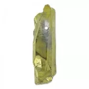 Pointed pendants in Crystal 10-50 mm Golden x4
