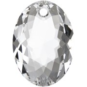 16mm Swarovski 6438 Elliptic Cut Pendant - Crystal x1|raw }}