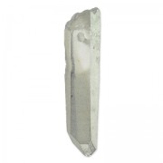 Pointed pendants in Crystal 10-50 mm Silver x4