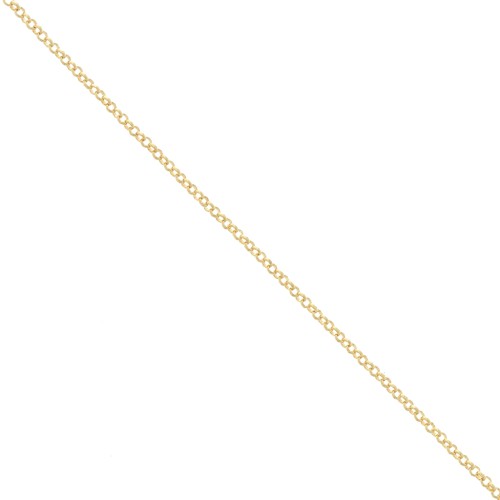 Belcher chain 2mm fine Gold plated x 1m