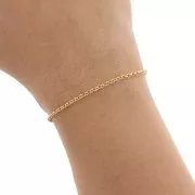 Belcher chain 2mm fine Gold plated x 1m