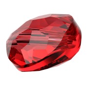 Flat round beads - 6 mm - Thin Round Swarovski 5034 - Light Siam x6