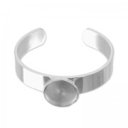 Bracelet for cabochon 20 mm stainless steel x1|raw }}
