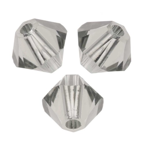 Swarovski crystal spinning tops 5328 3 mm Black Diamond x50