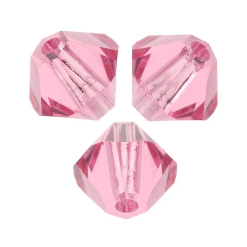 Swarovski 5328 Crystal Bicones 3mm Rose x50
