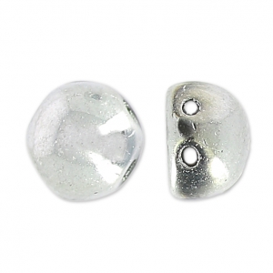 Bead cabochon 2 hole 6 mm Labrador x20