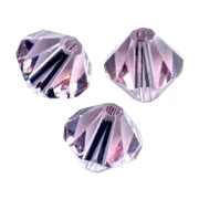 Swarovski crystal spinning tops 5328 3 mm Light Amethyst x50