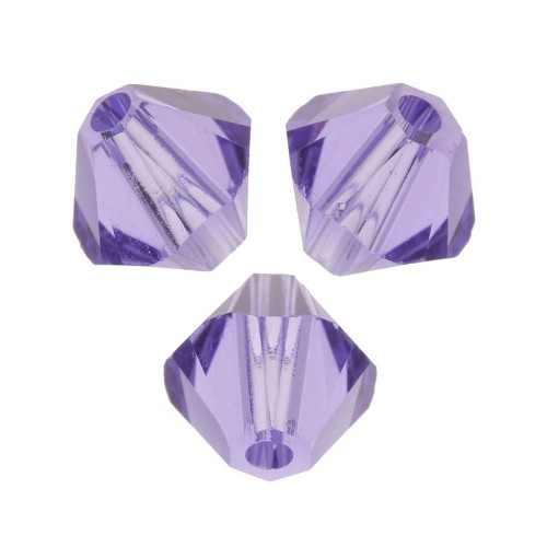 Swarovski crystal spinning tops 5328 3 mm Tanzanite x50