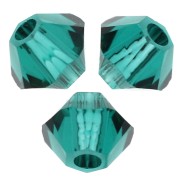 Swarovski 5328 Crystal Bicones 3mm Emerald x50