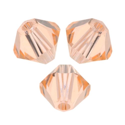 Swarovski crystal spinning tops 5328 3 mm Light Peach x50
