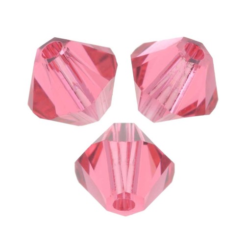 Swarovski crystal spinning tops 5328 3 mm Padparadscha x50