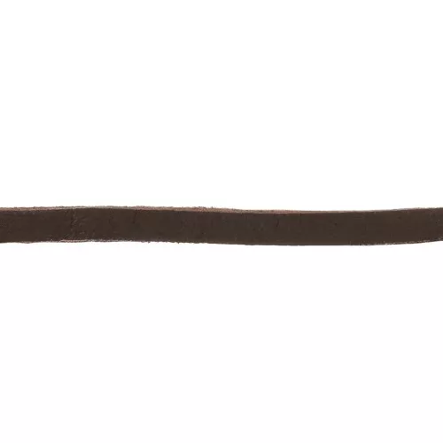 European Square leather band 3 mm Marron x1m