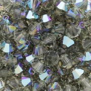 Swarovski crystal spinning tops 5328 3 mm Black Diamond Shimmer x50