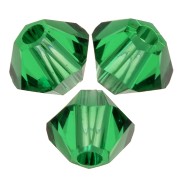 3mm Swarovski 5328 Crystal Bicones - Majestic Green x50