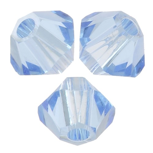 3mm Swarovski 5328 Crystal Bicones - Reinvented Cool Blue  x50